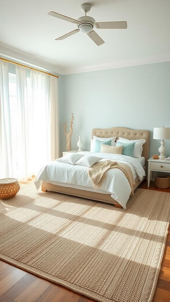 beach inspired decorative carpets