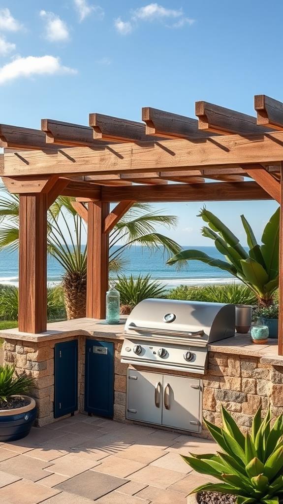 beach inspired outdoor cooking