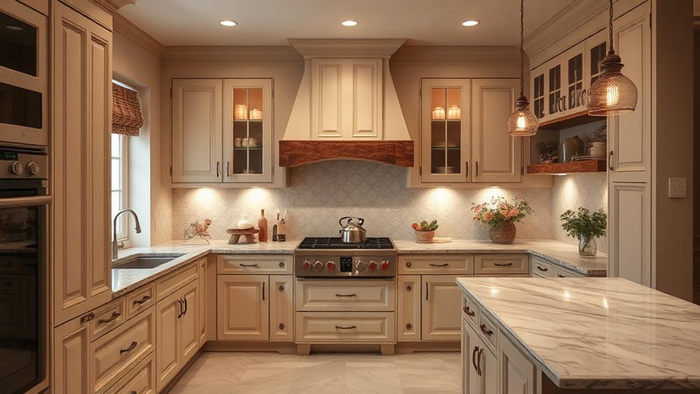 beige kitchen cabinet inspiration