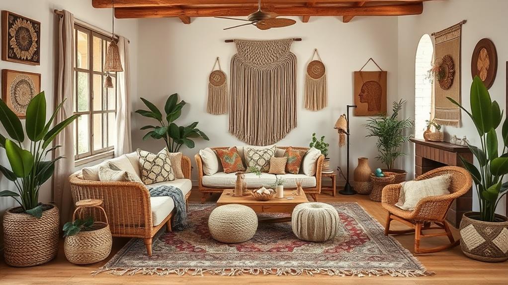 boho living room inspiration