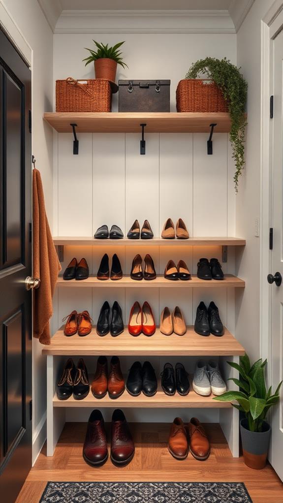 chic footwear organization solution