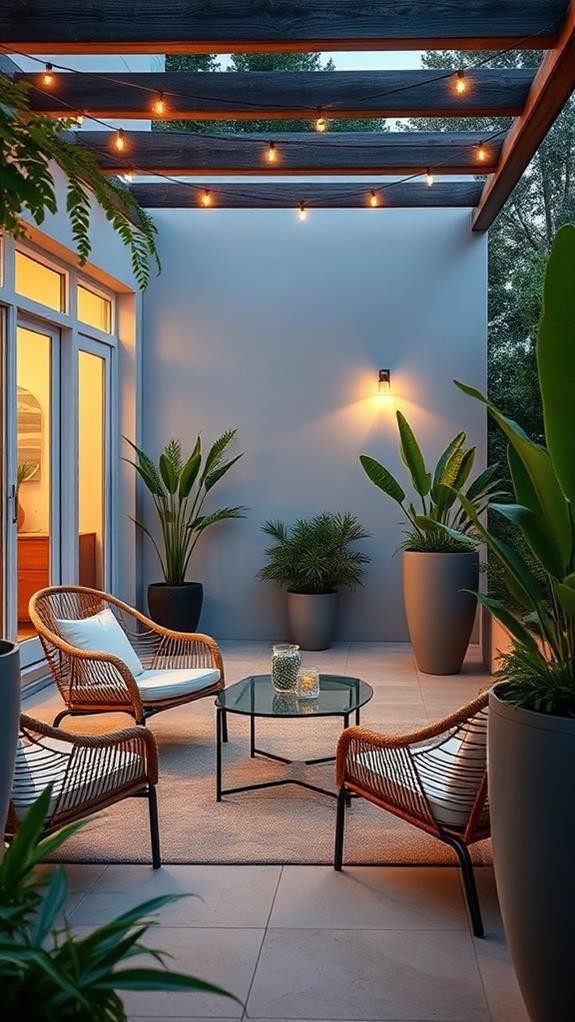 chic patio seating options