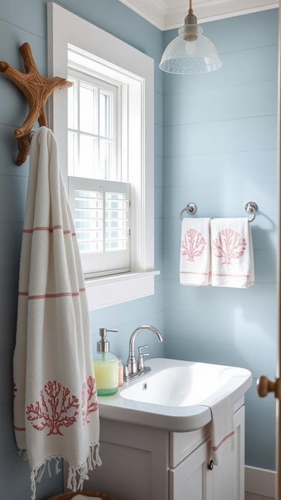 coastal inspired bathroom decor