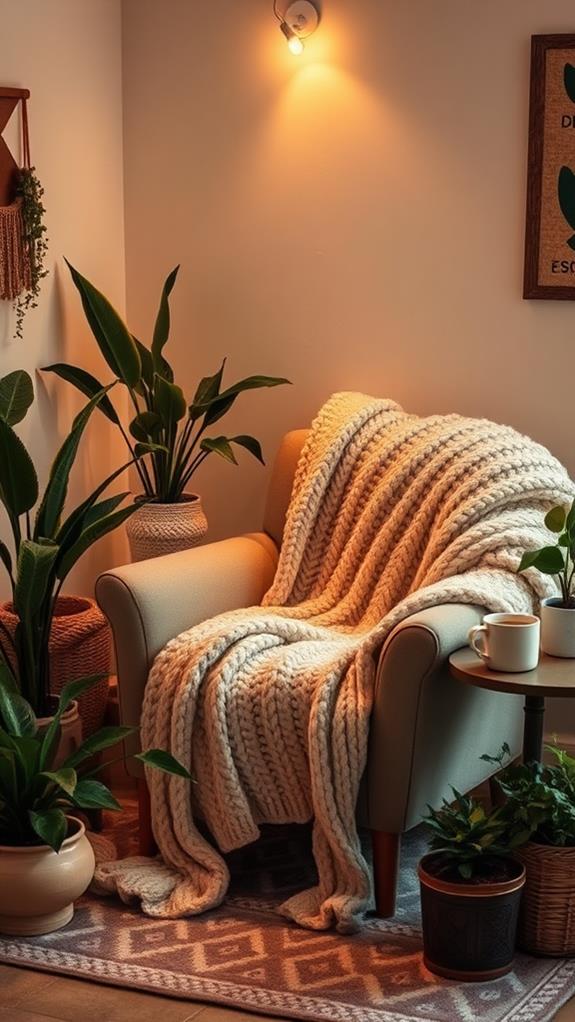 comfortable reading corner design