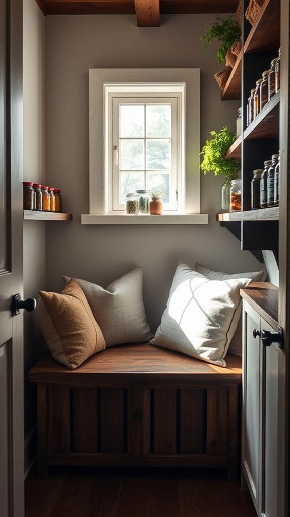 creative pantry seating solutions