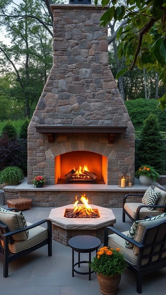 customizable outdoor fire features