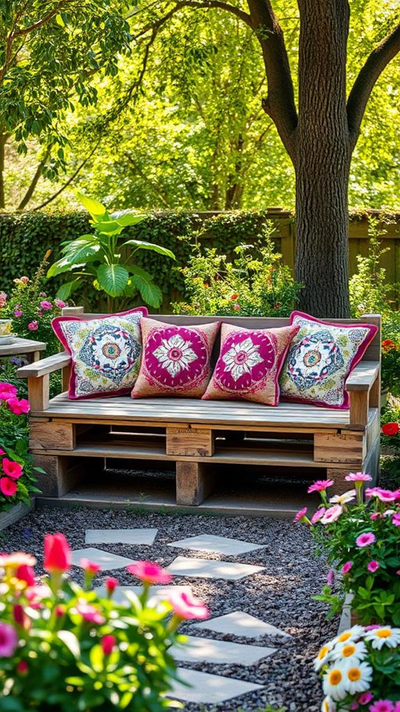 diy outdoor seating solution