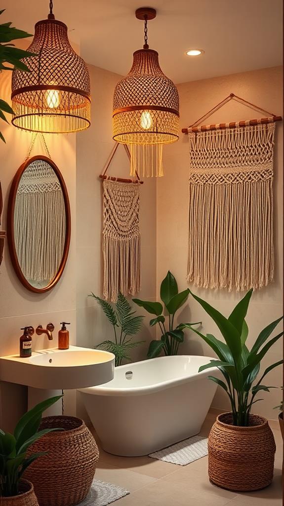 eclectic bohemian style illumination