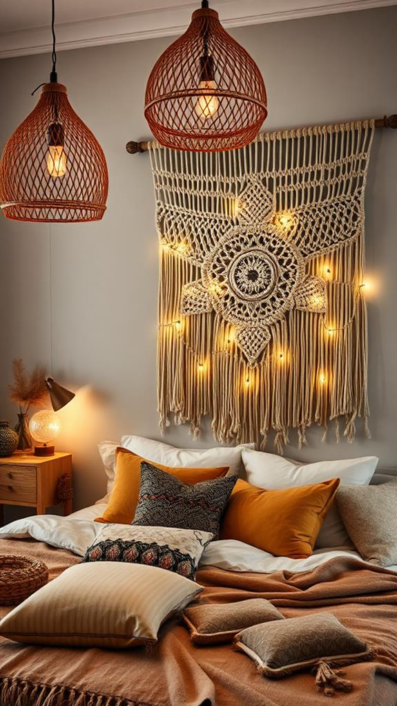 eclectic bohemian style illumination