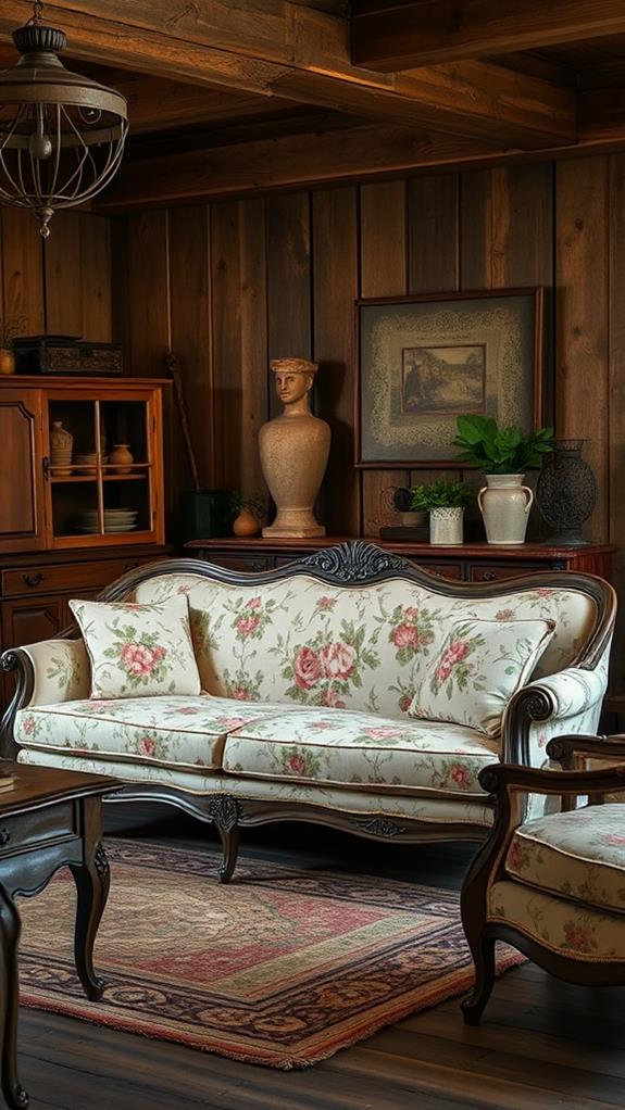 elegant french provincial seating