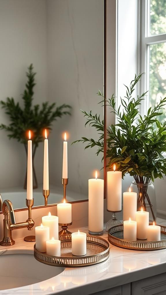 enhance decor using candles