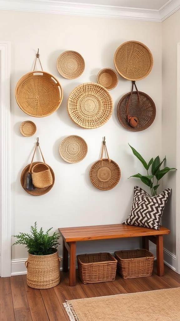 hanging storage solutions decor