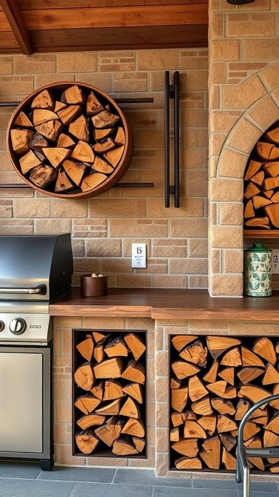 innovative wood stacking ideas