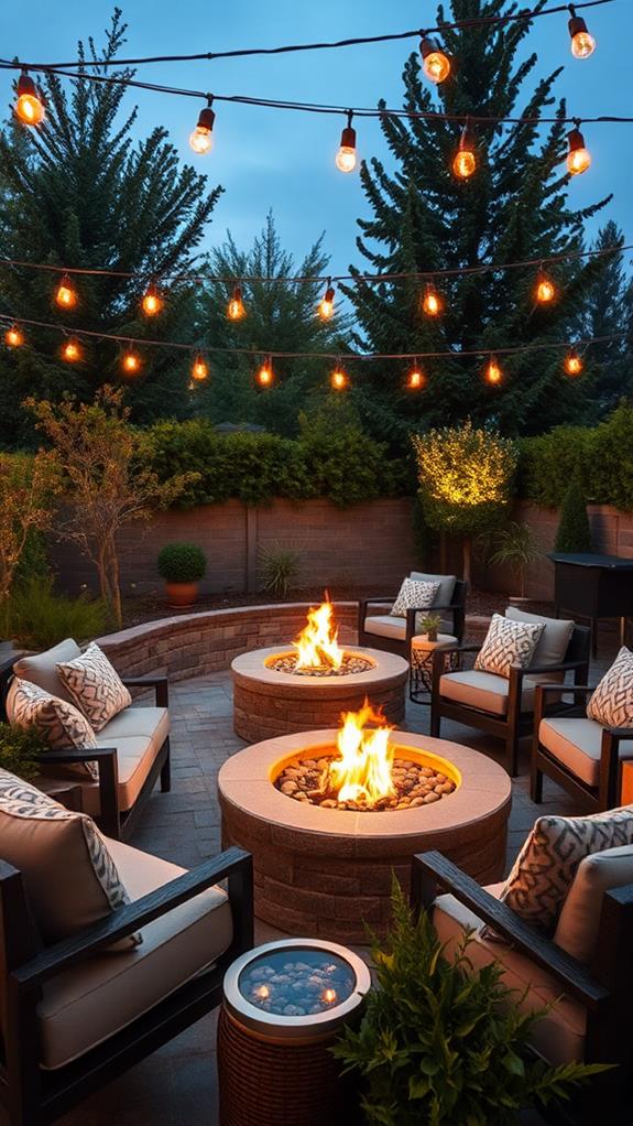 inviting outdoor gathering space