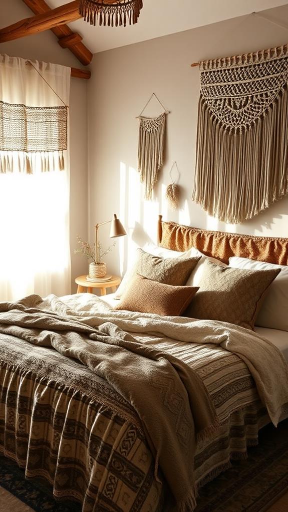 luxurious textured bedspreads available