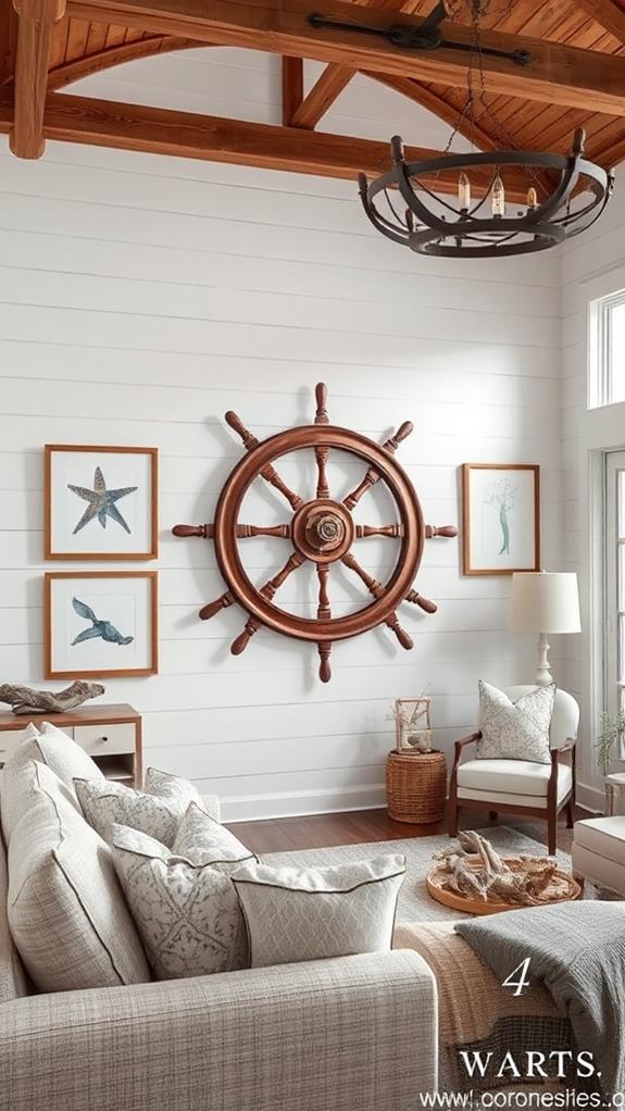 marine inspired wall decor