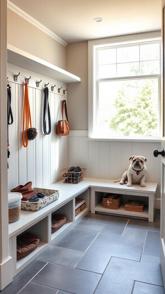 mudroom designed for pets