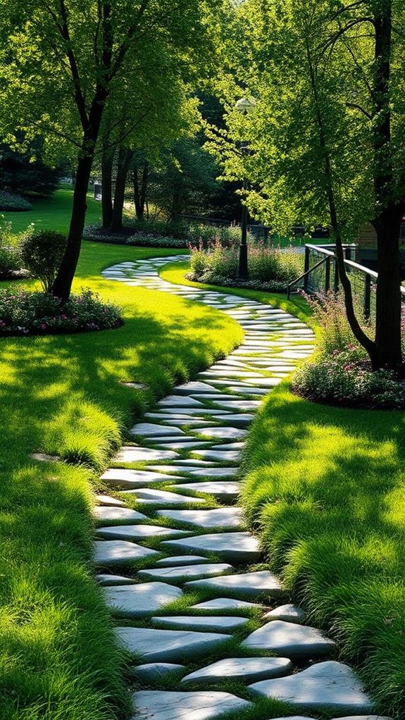 natural stone pathways design