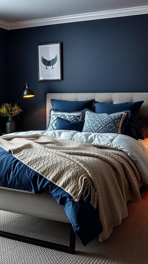 navy themed bedding choices