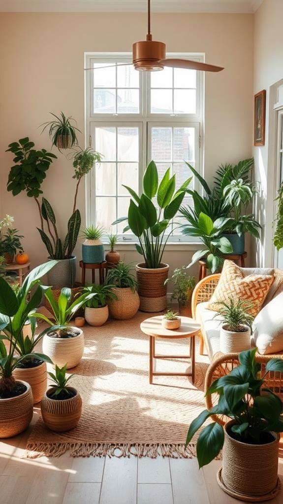 nurturing greenery inside homes