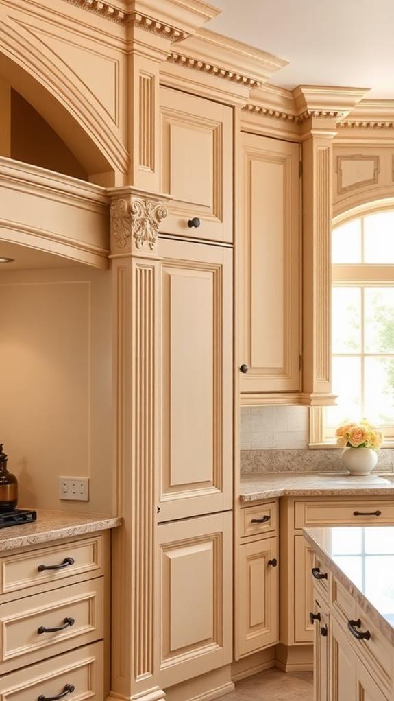 ornate architectural trim features