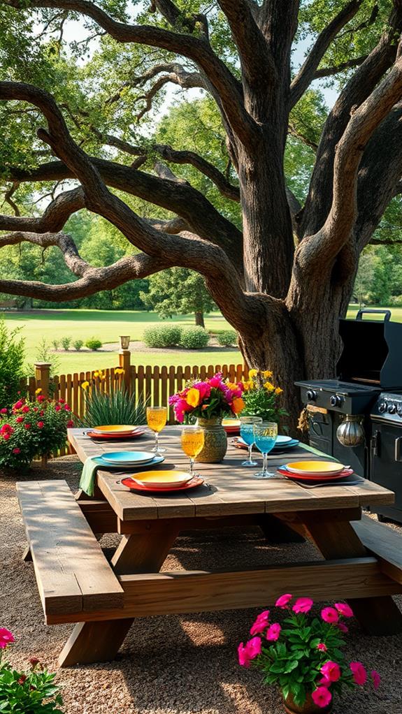 outdoor dining for families