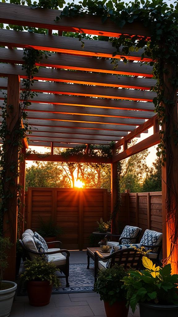 outdoor shade structure options