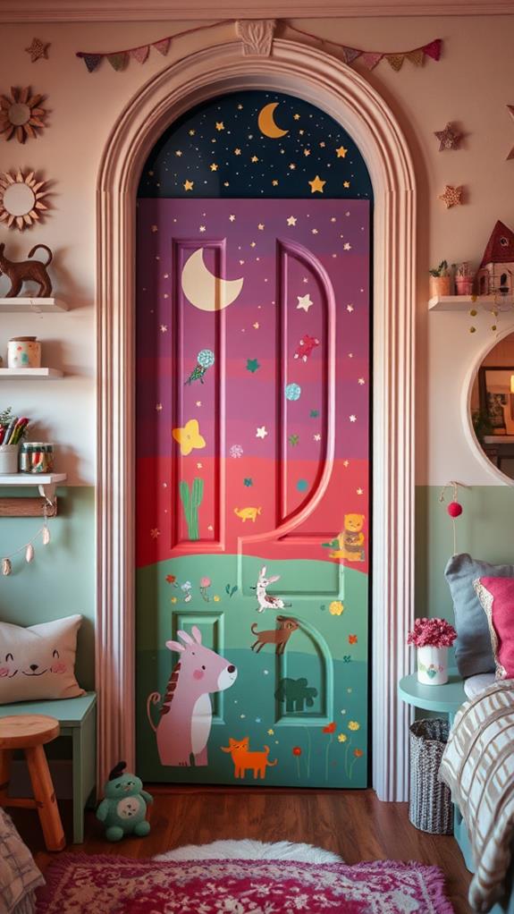 playful imaginative door designs