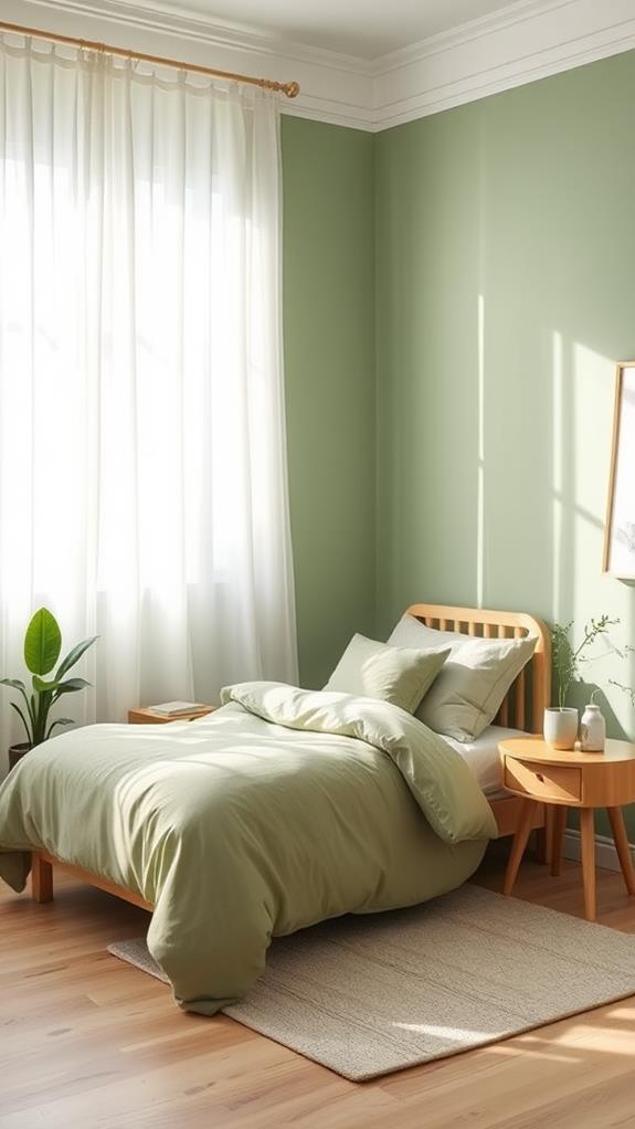 sage green in interiors