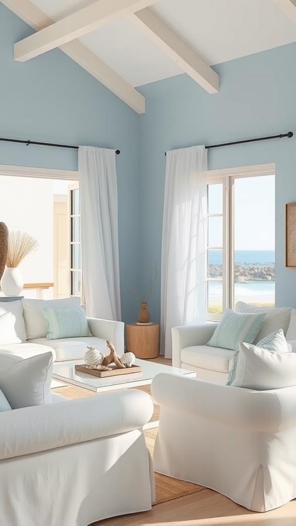 soothing light blue palettes