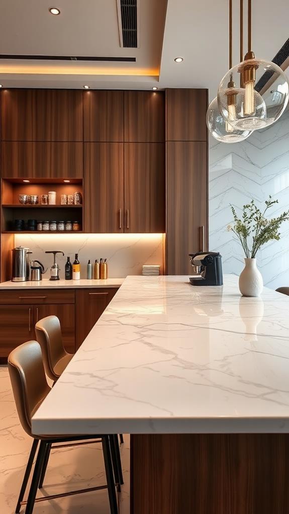 sophisticated stone surface design