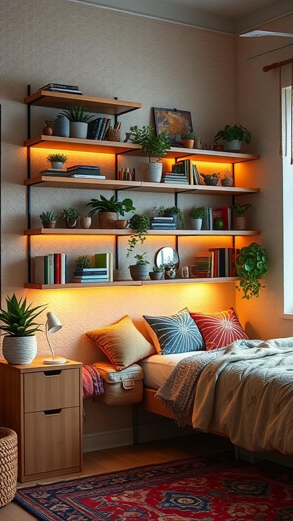 space saving wall shelving solutions