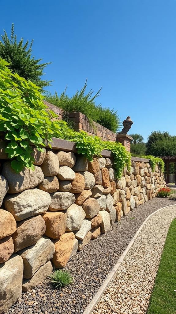 stone structure for erosion