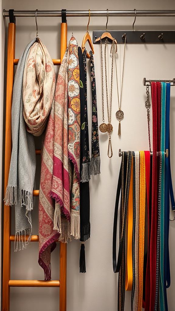 strategically hang accessories