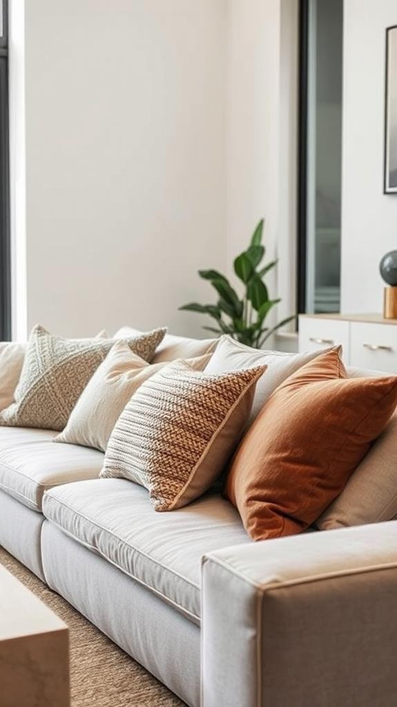 stylish decorative cushion accents