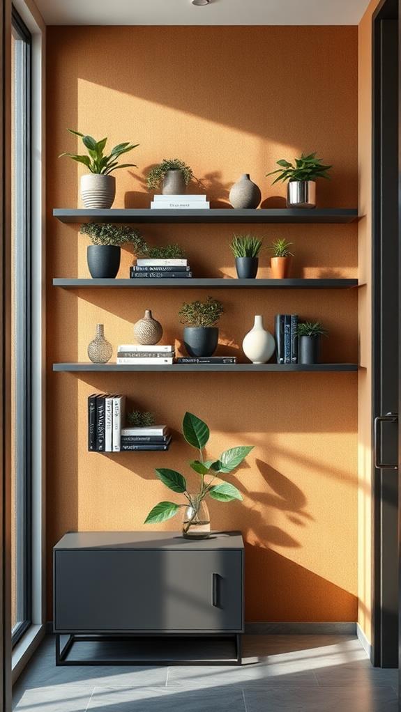 stylish wall mounted storage solution