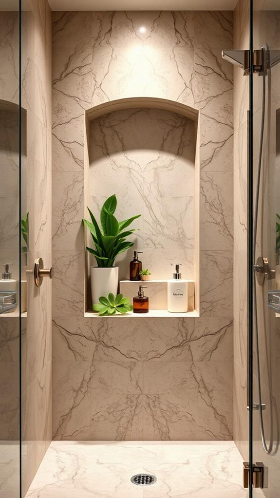 tailored shower storage solutions