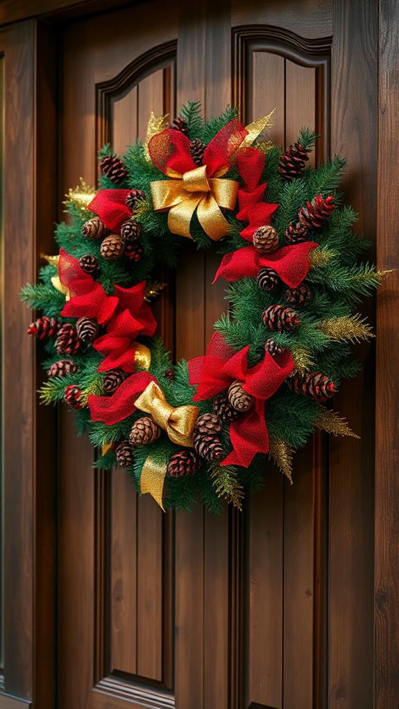 traditional festive door decoration