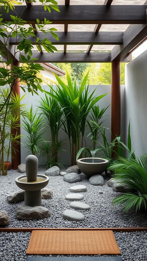 tranquil meditation space design