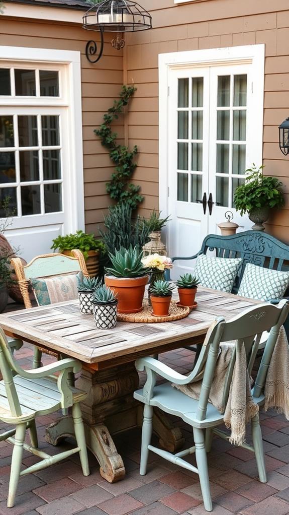 transform vintage furniture creatively