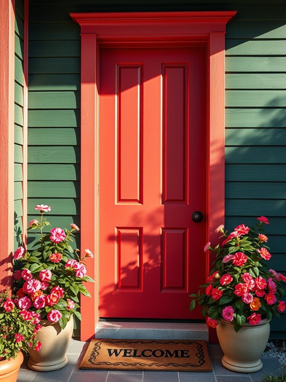 colorful front door inspirations