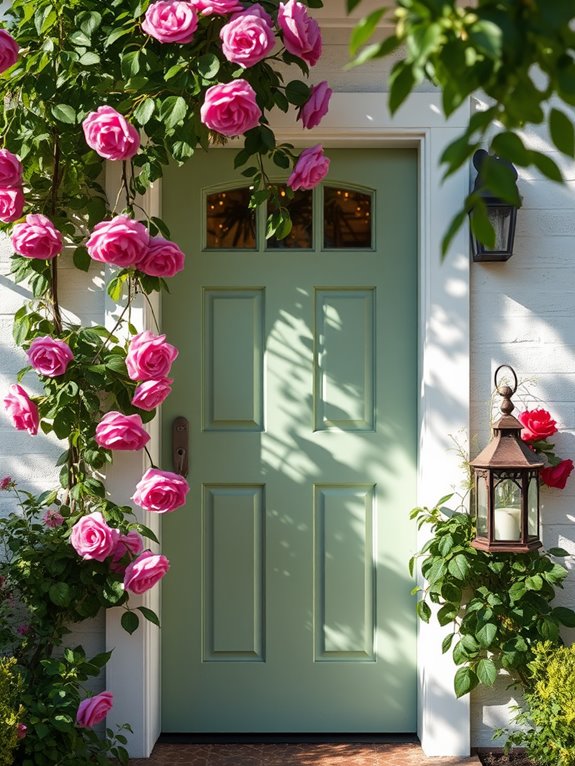 cottage door color inspiration