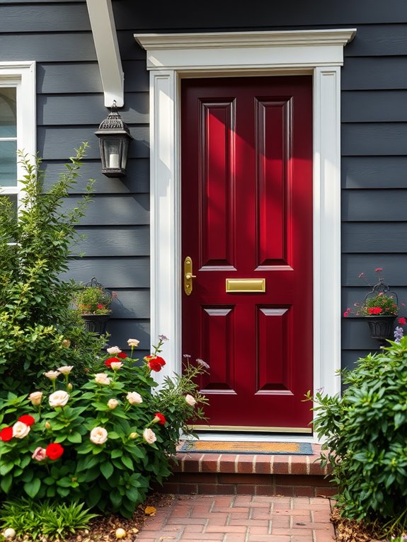 deep red hue elegance