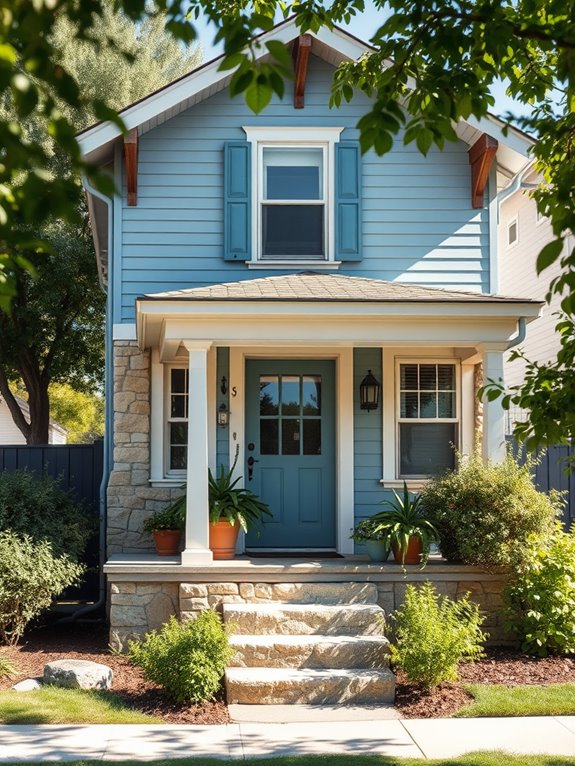 dusty blue sandy stone