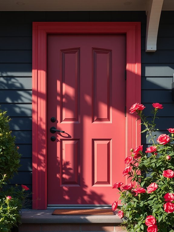 vibrant coral color shade