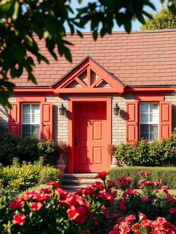 vibrant coral decorative element