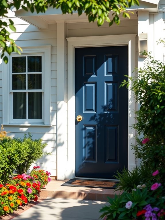 vibrant entryway color inspiration