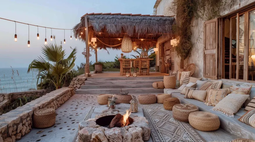 25+ Luxury Bohemian House Exterior Designs