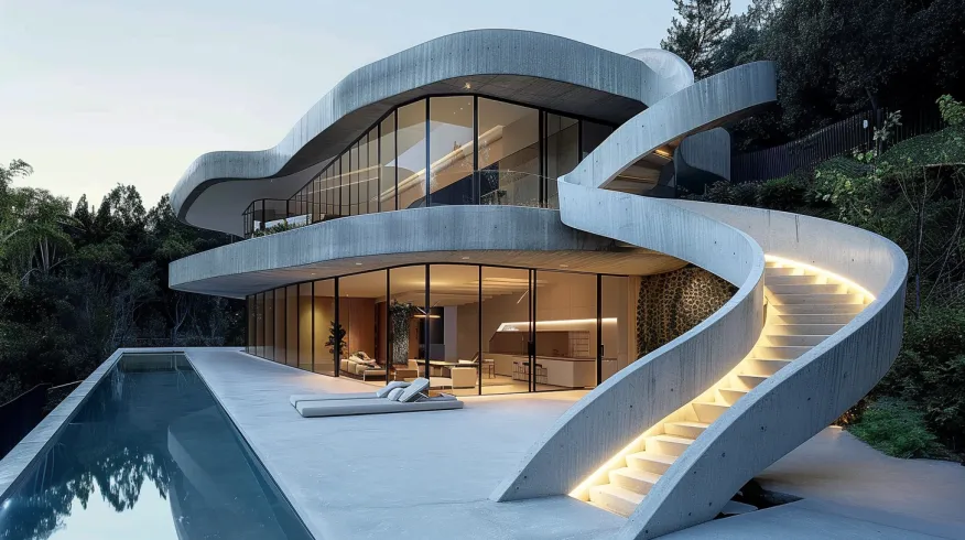 23+ Must-See Luxury Minimalist Concrete House Designs