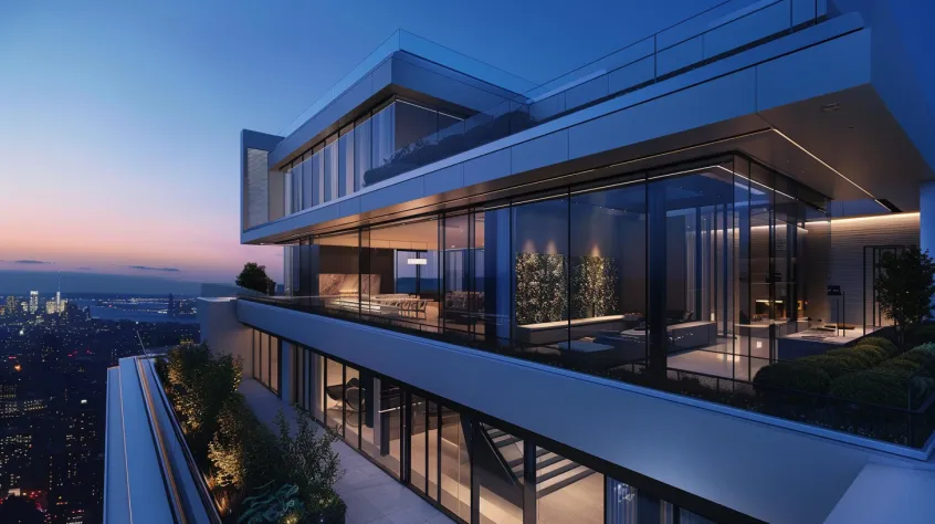 View of 100 Penthouses You Need to See - Rhythm of the Home